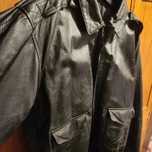 Men's Black Leather Jacket
